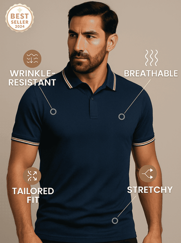 3-Pack Men’s T-Shirts – Crease-Resistant, Breathable, Maximum Comfort