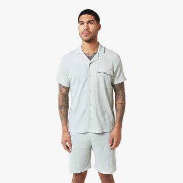 Crinkle Twinset | Dusky Mint